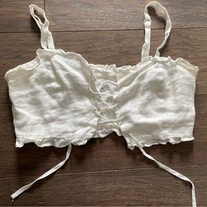 Wilfred cropped shirt with ties